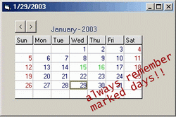 ctlCalendar ActiveX Product