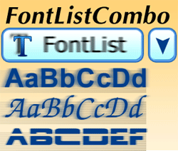DMControls.FontListCombo .NET contr ActiveX Product