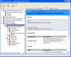 ComponentHelp Workshop ActiveX Product