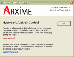 Arxime FreeLink ActiveX ActiveX Product