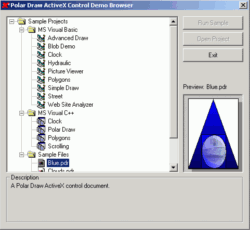 Polar Draw Component ActiveX Product