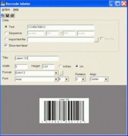 BarcodeX ActiveX Product
