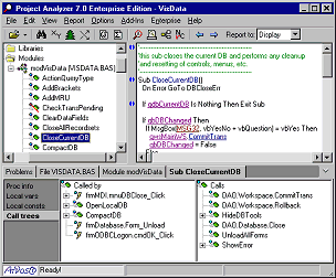 Project Analyzer screenshot