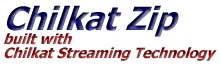 Chilkat Zip Compression Component screenshot