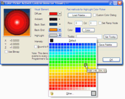 Color Picker ActiveX Control screenshot