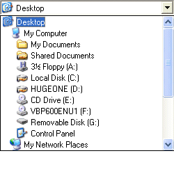 axExplorerCombo screenshot
