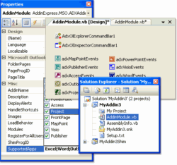 Add-in Express 2007 for .NET screenshot