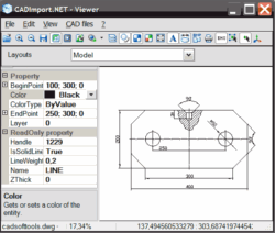 2D / 3D DXF Import .NET screenshot
