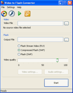 Video to Flash Converter screenshot