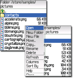 Mobile File Manager screenshot