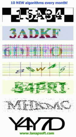 Lanap BotDetect ASP.NET CAPTCHA screenshot