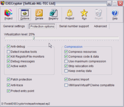 EXECryptor screenshot