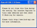 Hook API SDK screenshot