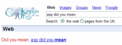 ASP Did You Mean screenshot