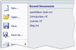 SandRibbon screenshot