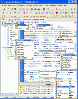1st JavaScript Editor Pro 3.85 screenshot