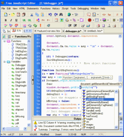 Free JavaScript Editor 4.2 screenshot