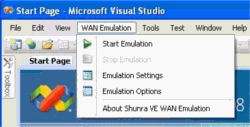 Shunra VE Desktop for MS Visual Stu screenshot